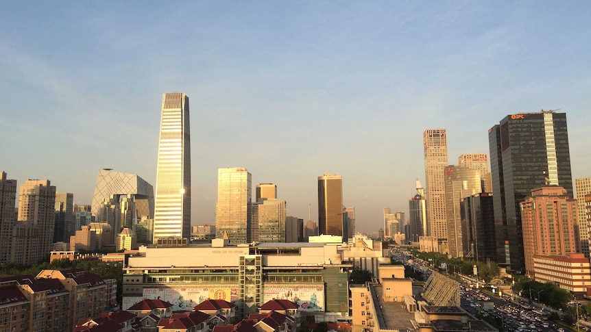 Blue skies in Beijing