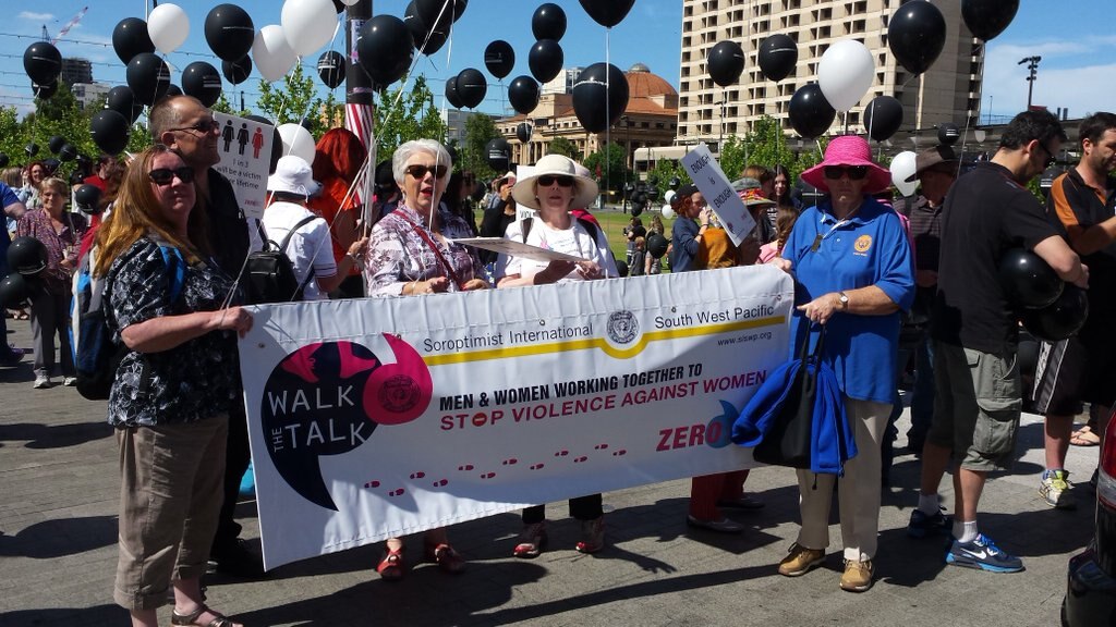 More than 200 people take to the streets in Adelaide for White Ribbon ...
