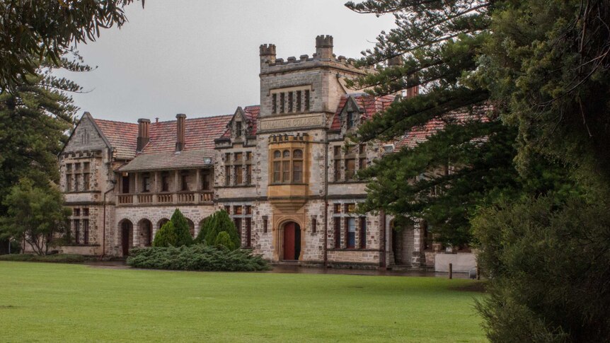 The Victorian Tudor Revival style building that was Claremont Teachers Training College.