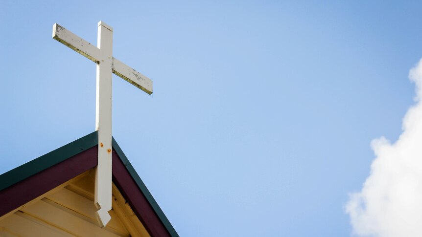 Cross on top of a church