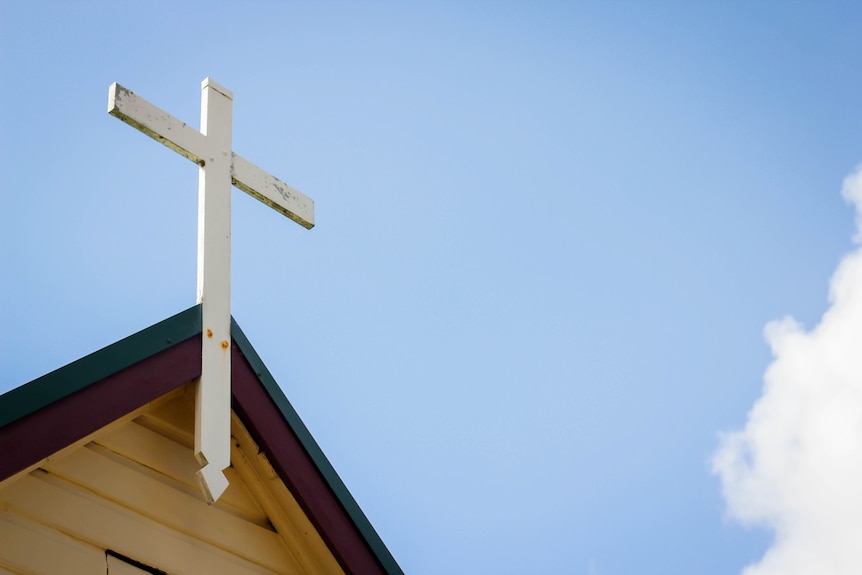 Cross on top of a church