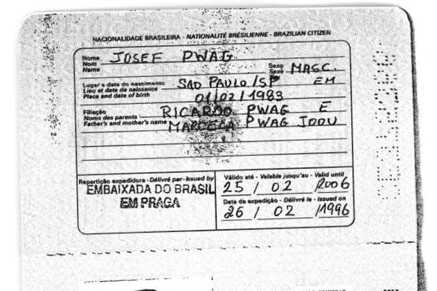 A scan shows Brazilian passport issued to North Korea's leader Kim Jong-un under name Josef Pwag