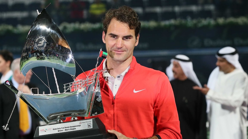 Federer wins Dubai again