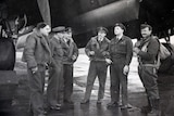 Tom "Tammy" Simpson with his crew in WWII