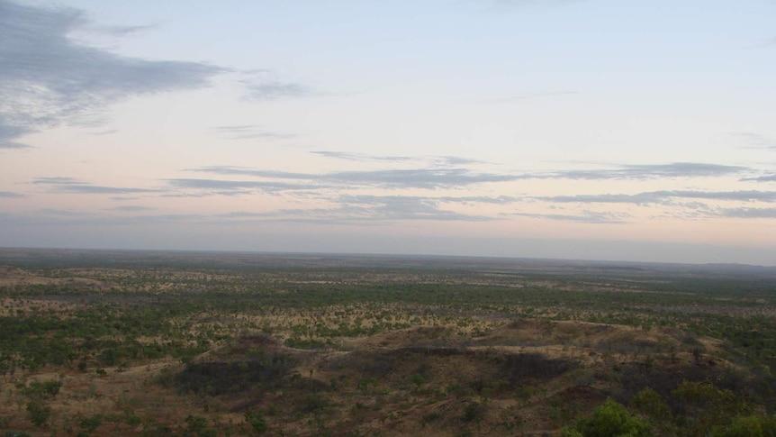 A view of the escarpment country in the Victoria River District.