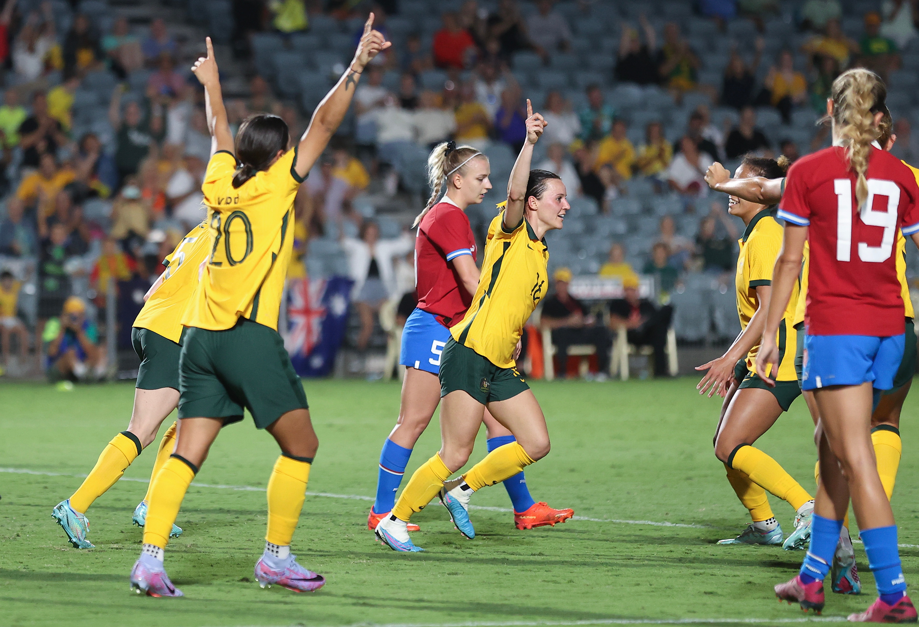 Matildas Defeat Czechia 4-0 In First Cup Of Nations Game Thanks To ...