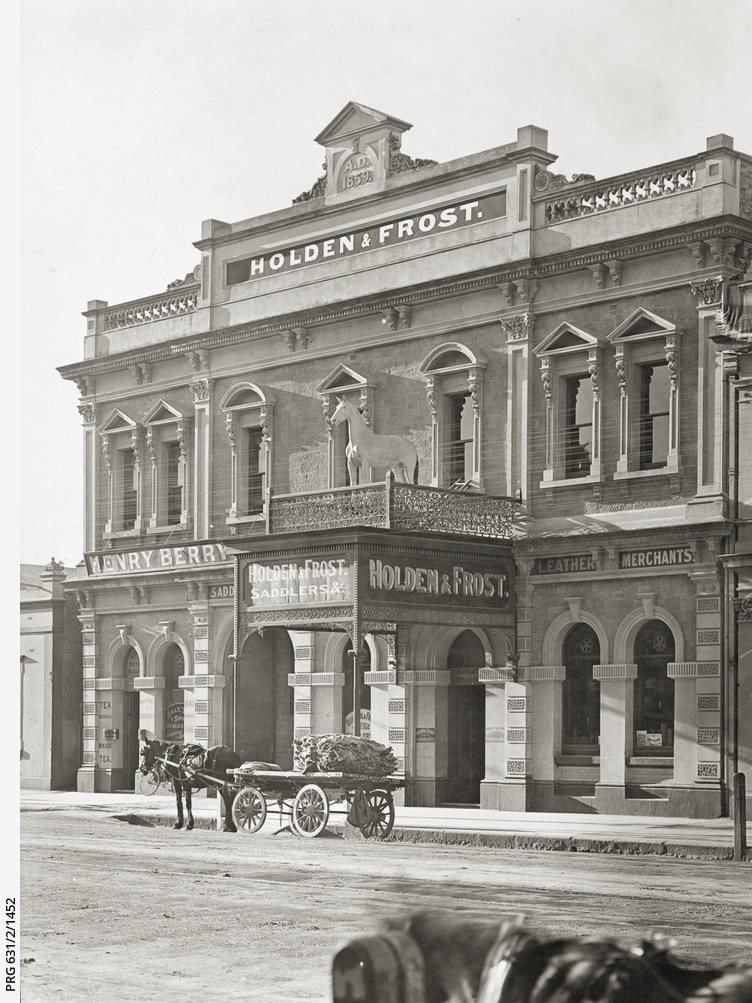 Holden and Frost Saddle Makers, Adelaide, 1907.