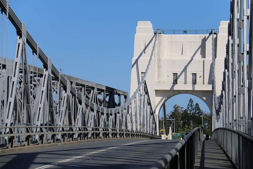 A bridge in a city