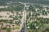 Homes in the tiny town of Bollon, near St George, have been swamped.