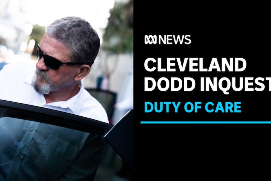 Cleveland Dodd Inquest, Duty of Care: A man in dark sunglasses enters a car.