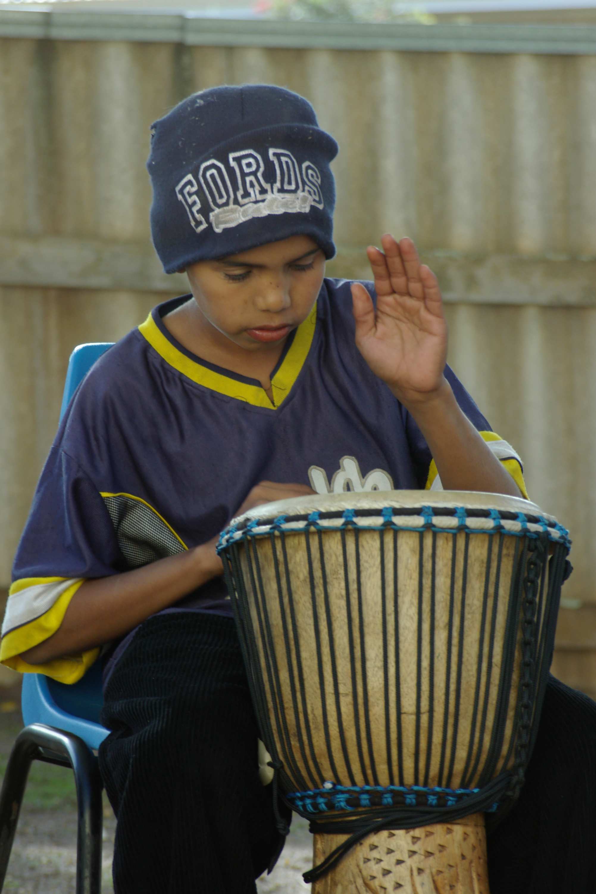 Drumbeat Drumming program helping Indigenous children anger