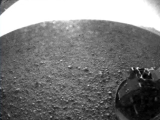 Curiosity's view on Mars