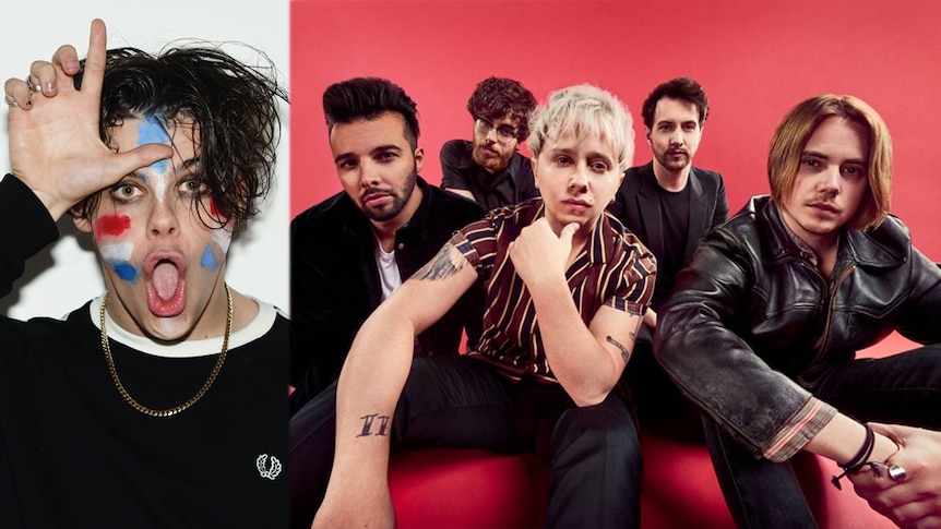 A collage of Yungblud and Nothing But Thieves