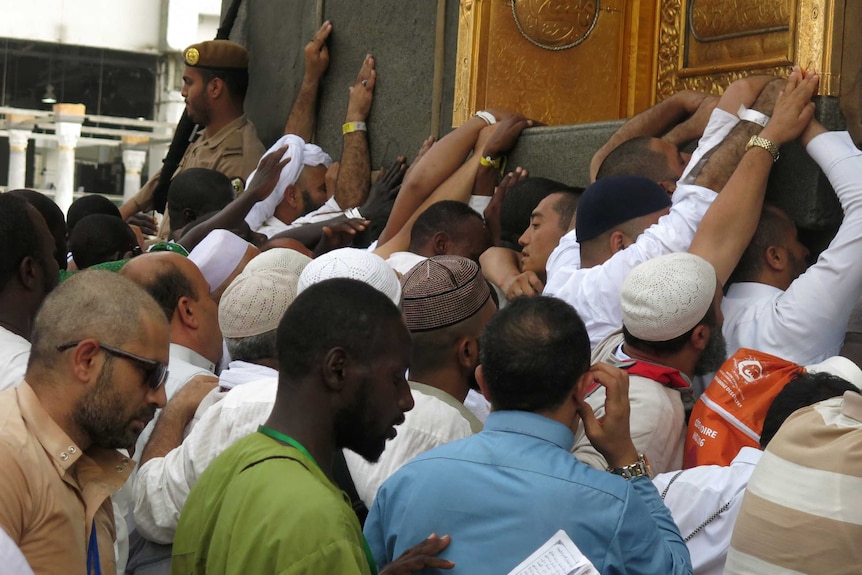 Muslim pilgrims from all around the world