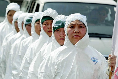 Medical workers in China