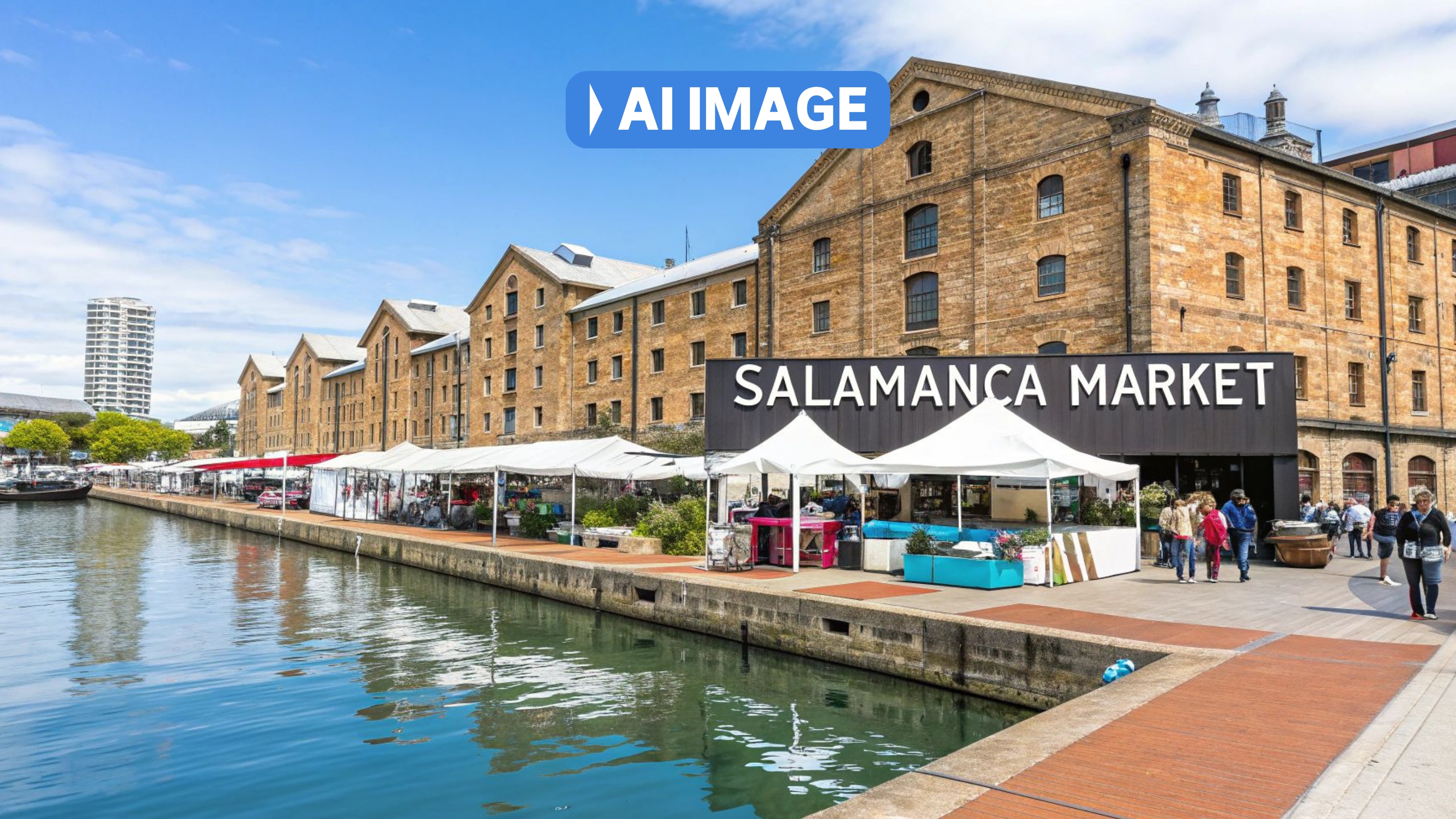Uma imagem de Salamanca com características incorretas