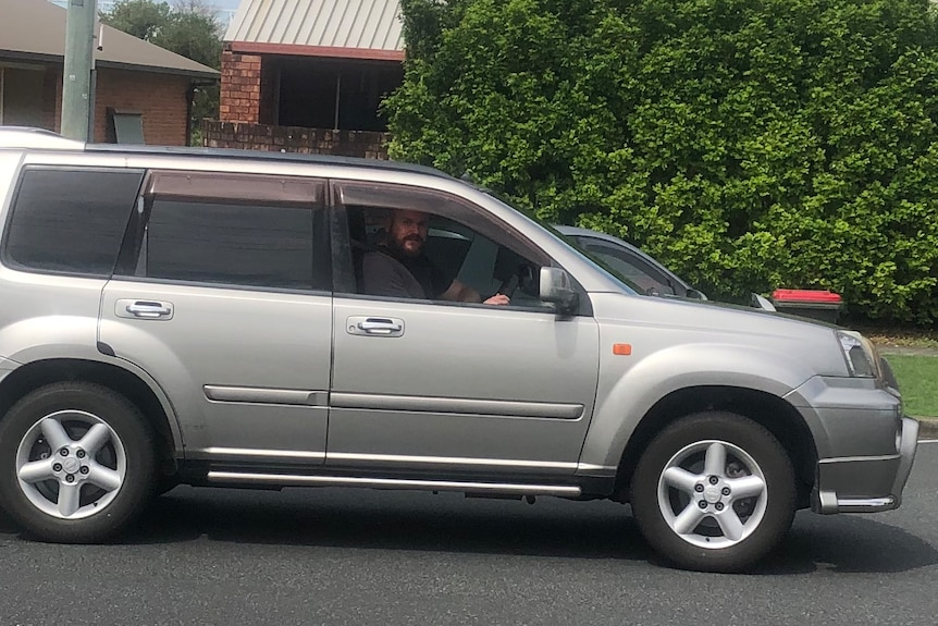 Glenn Larrain leaving court