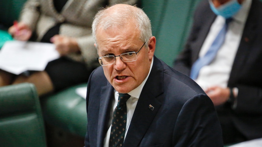 Scott Morrison in the House of Representatives.