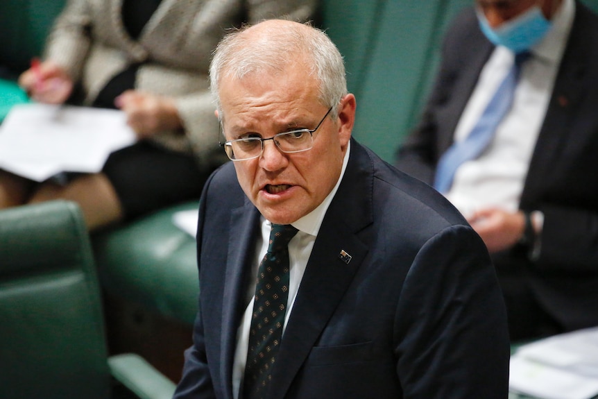 Scott Morrison in the House of Representatives.