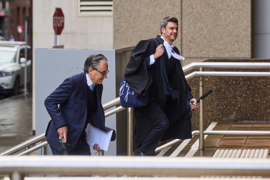 Two lawyers walk into the Federal Court