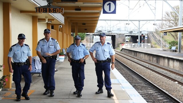 NSW Police Transport Command officers
