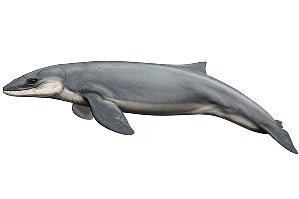An artist's rendition of a mammalodontid whale known as Janjucetus hunderi