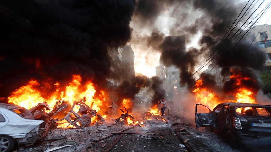 Car bomb attack in Beirut.