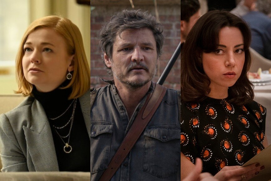 Sarah Snook, Pedro Pascal and Aubrey Plaza.