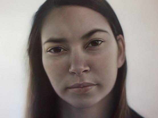 A portrait of young aboriginal woman Kimberley Benjamin