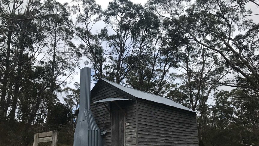 Old Pelion Hut restored 2017.