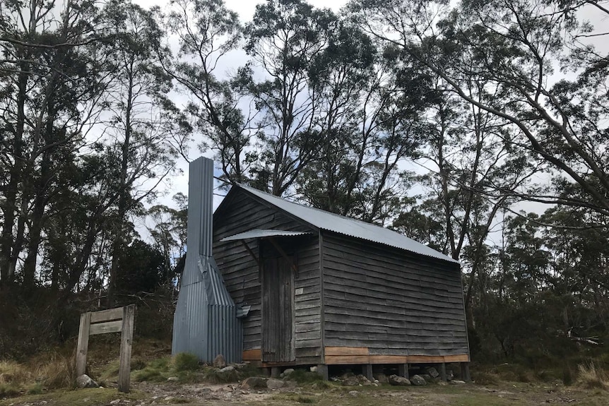 Old Pelion Hut restored 2017.