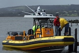 Sea rescue boat at Albany