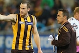 Jarryd Roughead and Alastair Clarkson