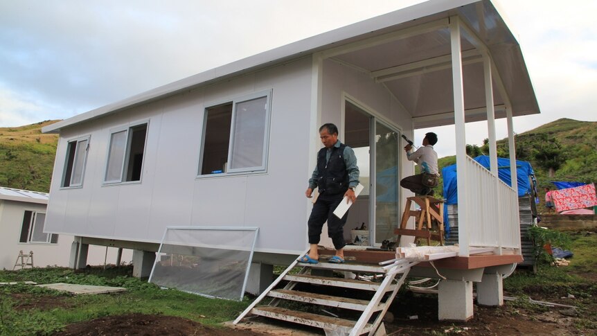 One of the new houses built by South Korean missionaries in Fiji.