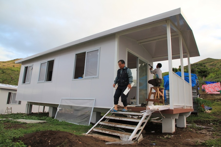 One of the new houses built by South Korean missionaries in Fiji.