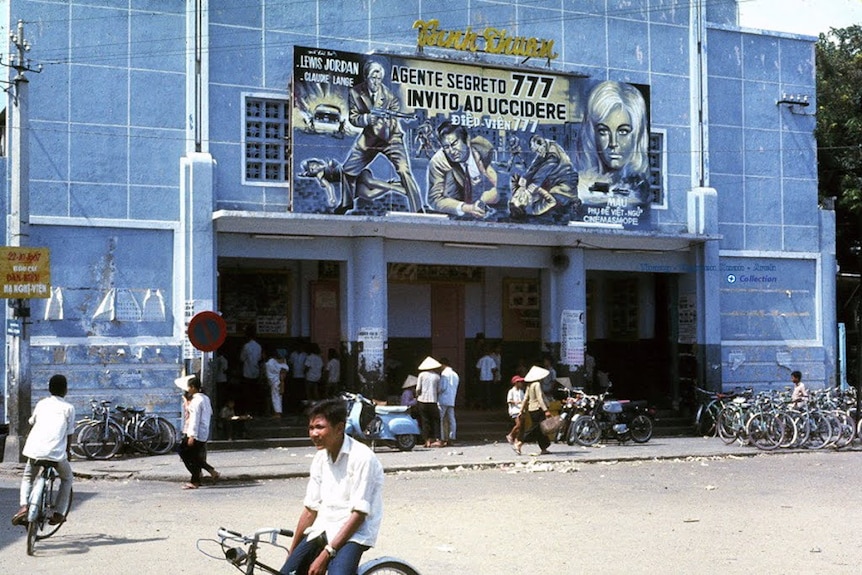 A cinema in Vietnam, 1966-1968.