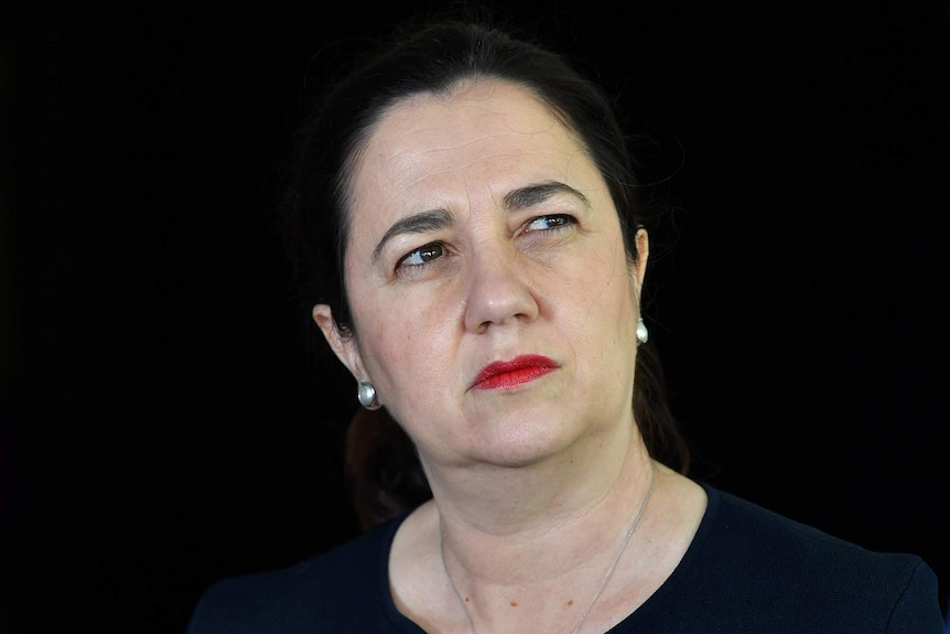 Queensland Premier Annastacia Palaszczuk after meeting with energy retailers at Parliament House on Tuesday Oct 24, 2017