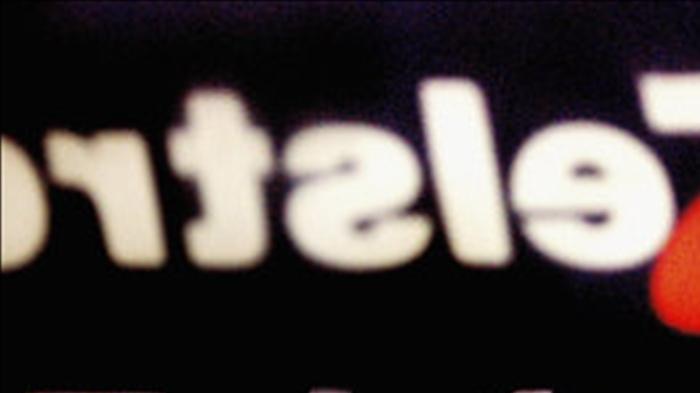 Telstra logo.