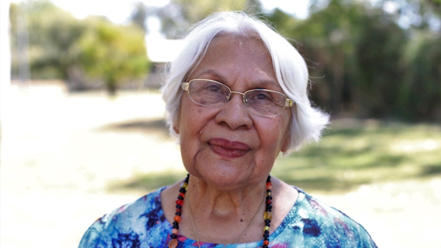 Portrait image of a 81-year-old indigenous woman