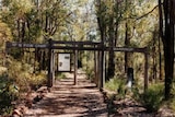 The entrance to the former POW camp inside the Marrinup State Forest, 2004.
