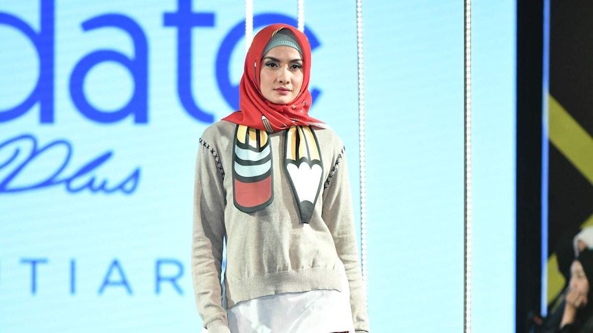 A design by Reyna Hanifa at the Adelaide Fashion Festival