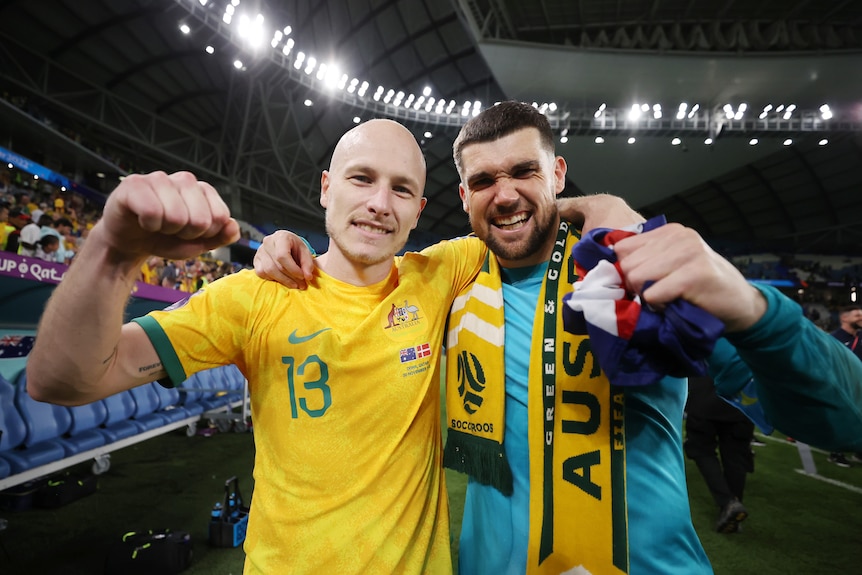 Aaron Mooy and Mat Ryan