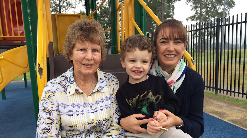 Joan Conroy, Adam Conroy and Karen Witherspoon