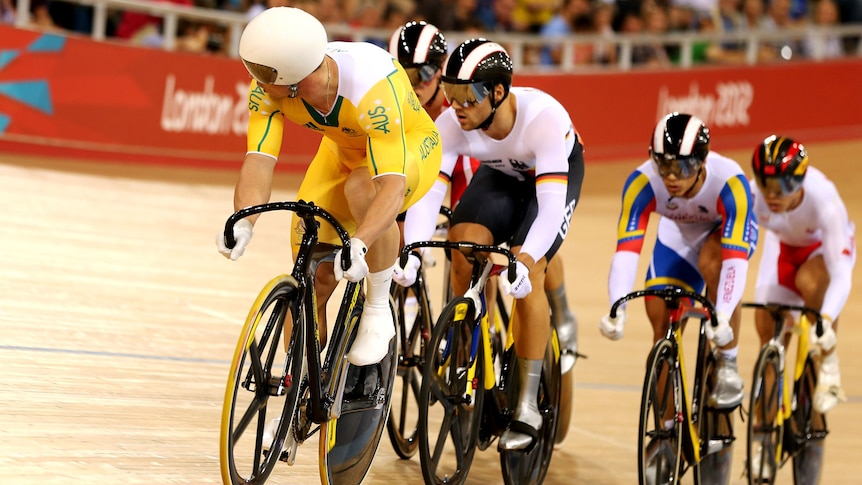 Perkins watches his back in keirin heat