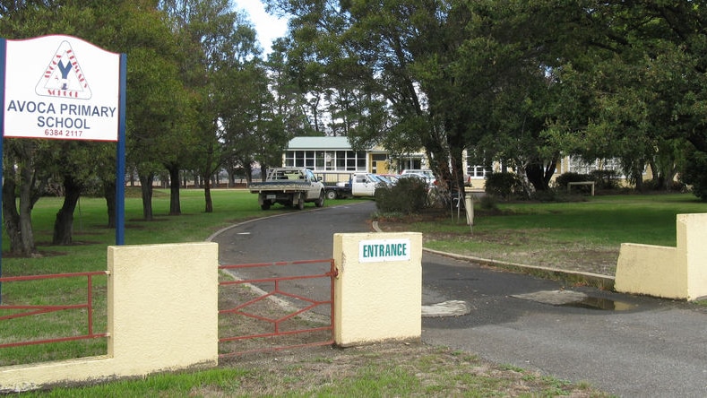 Avoca Primary School in Tasmania.