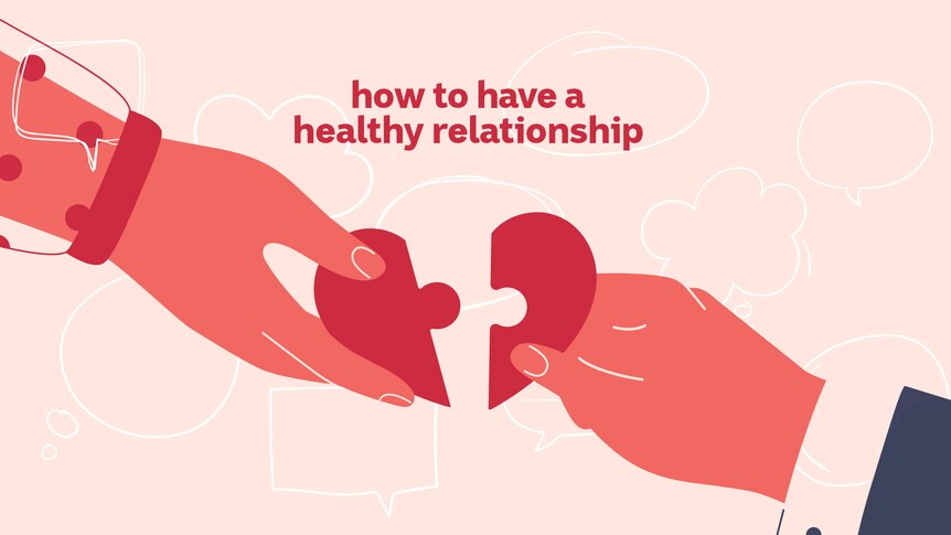 Illustration of two hands, each holding half a jigsaw-shaped heart, about to connect them together.