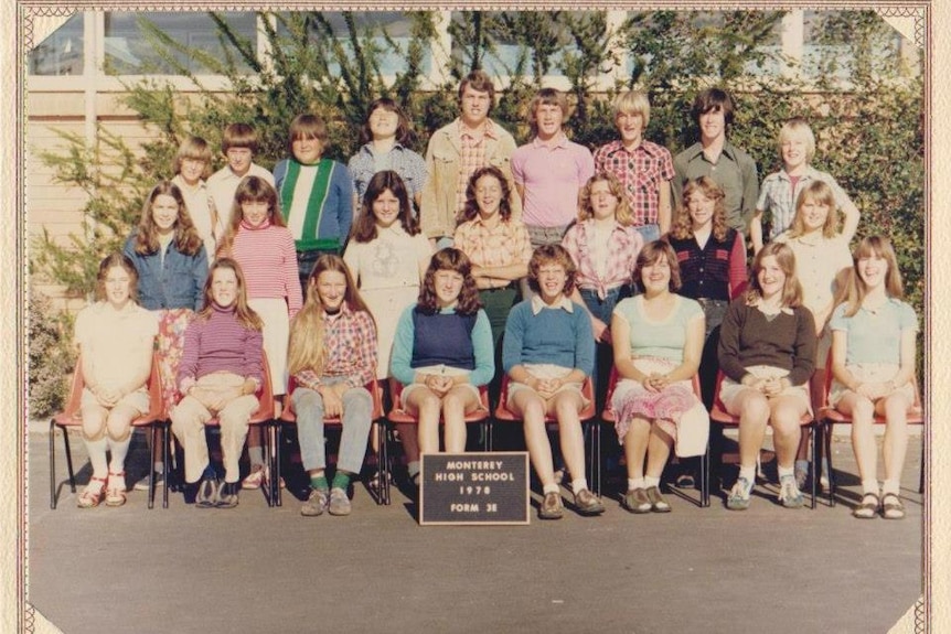 a class photo from 1978