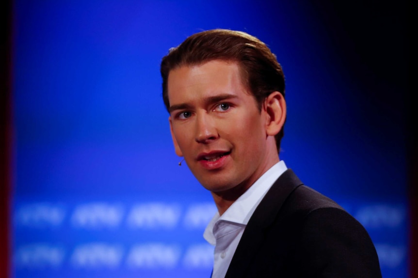 Sebastian Kurz attends Vienna TV discussion