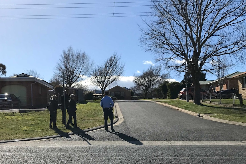 Detectives visit shooting site at Stagg Court in Deloraine