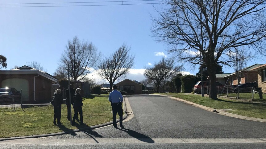 Detectives visit shooting site at Stagg Court in Deloraine